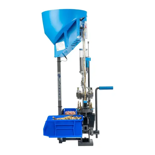 Dillon Precision Super 1050 včetně matric pro .30-06 Springfield, konverzní sady a podavače nábojnic.